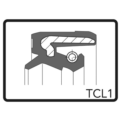 ARI.116 - Pair Of Fork Oil Seals 48 x 57.7 x 9.5/10.3 TCL1