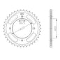 Sprocket Rear RK-B3296-41 JTR1219 Afam 10235