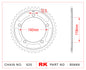 Sprocket Rear RK B5669-45 JTR 10-45