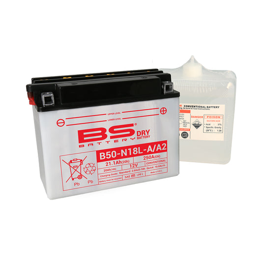 BS B50-N18L-A/A2 (DC) Combi-Pack Dry Battery