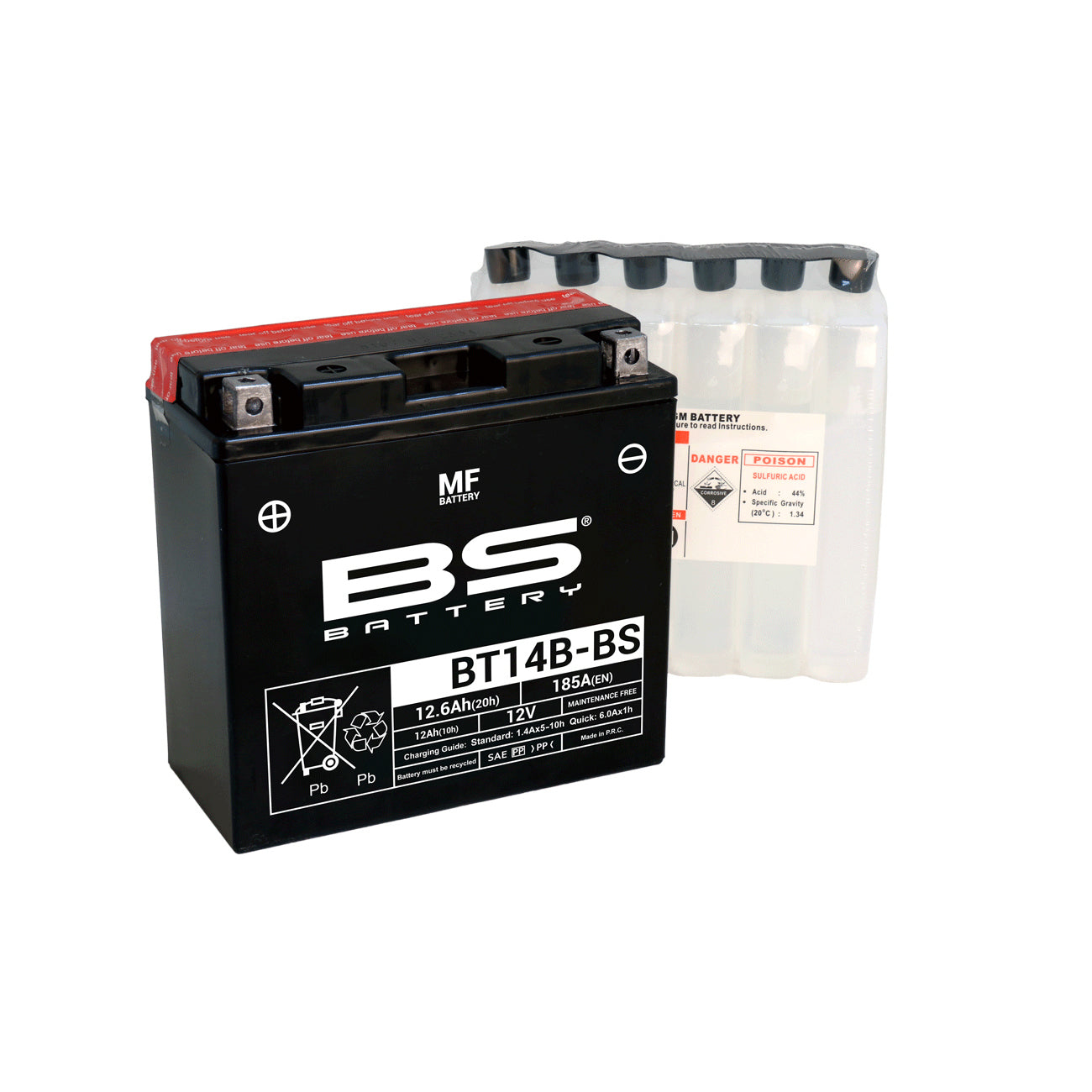 BS BT14B-BS (CP) Combi-Pack MF Battery
