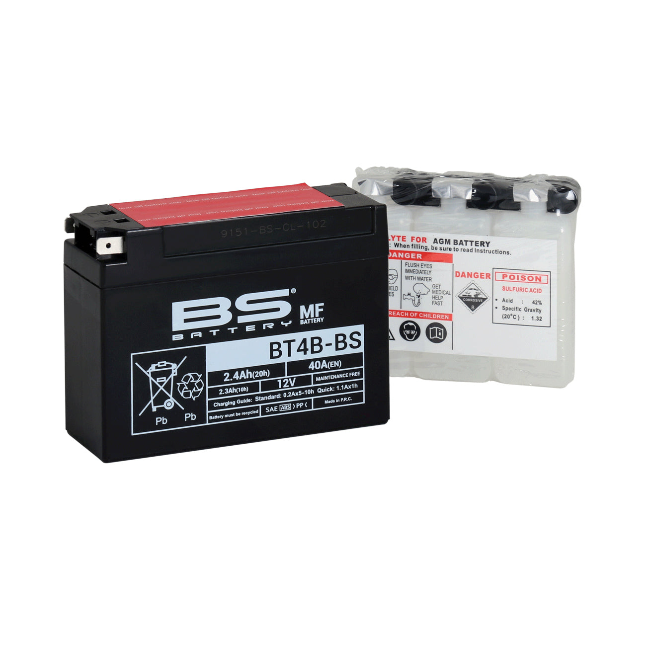 BS BT4B-BS (CP) Combi-Pack MF Battery