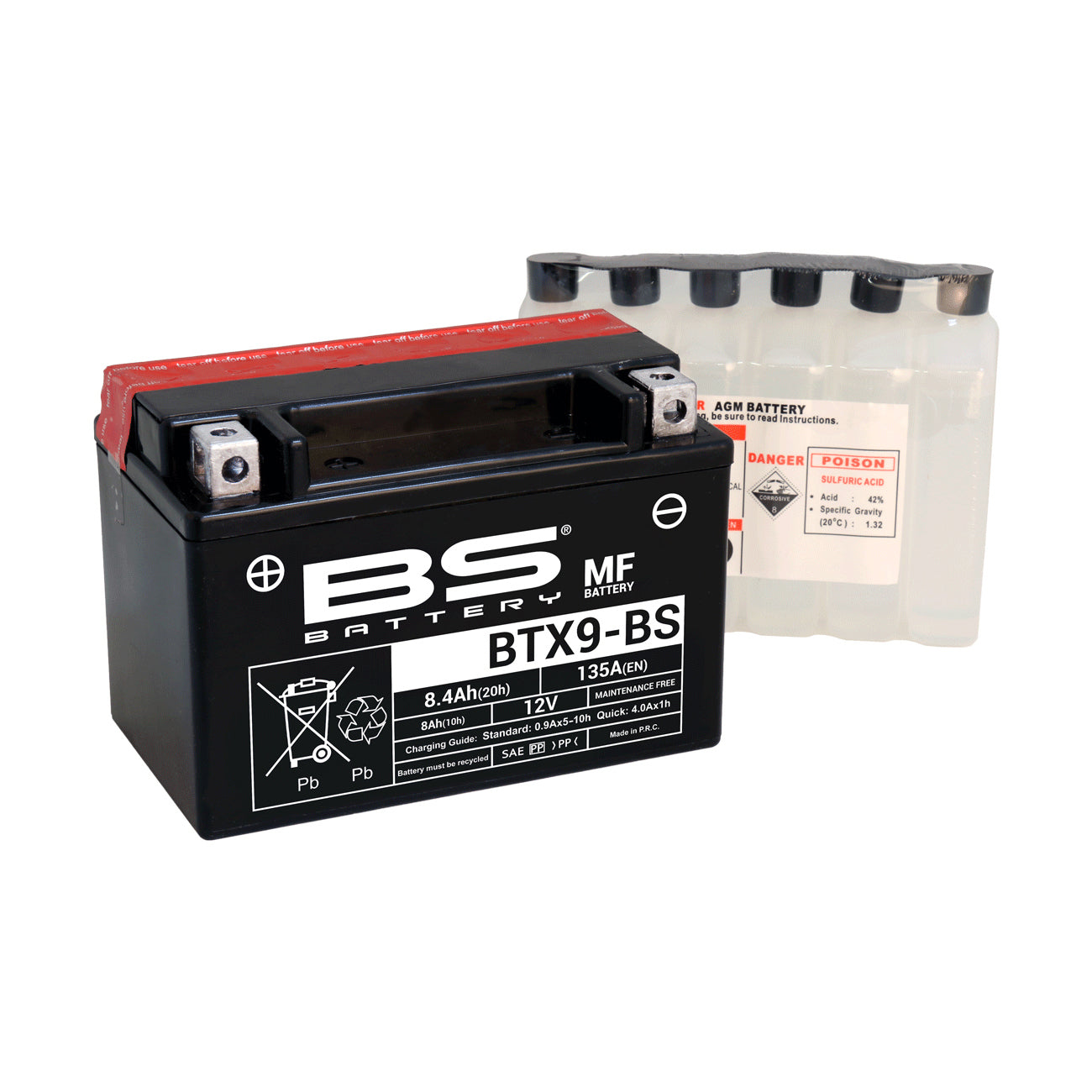 BS BTX9-BS (CP) Combi-Pack MF Battery
