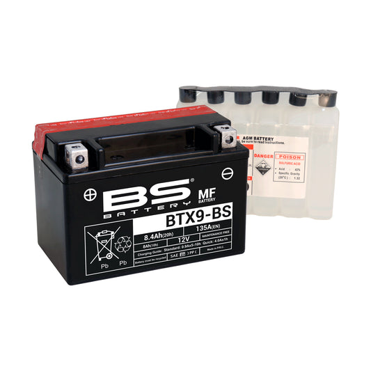 BS BTX9-BS (CP) Combi-Pack MF Battery