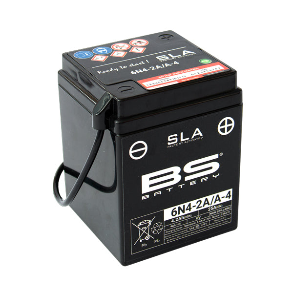 BS 6N4-2A/A-4 SLA (WC) Factory Activated Battery