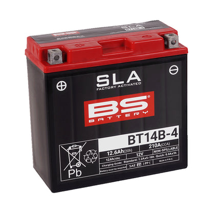 BS BT14B-4 SLA (WC) Factory Activated Battery