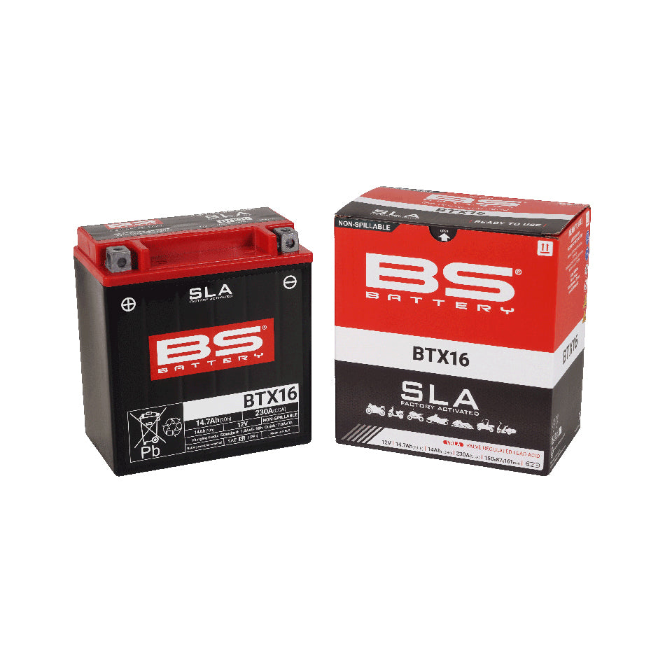 BS BTX16 SLA (WC) Factory Activated Battery
