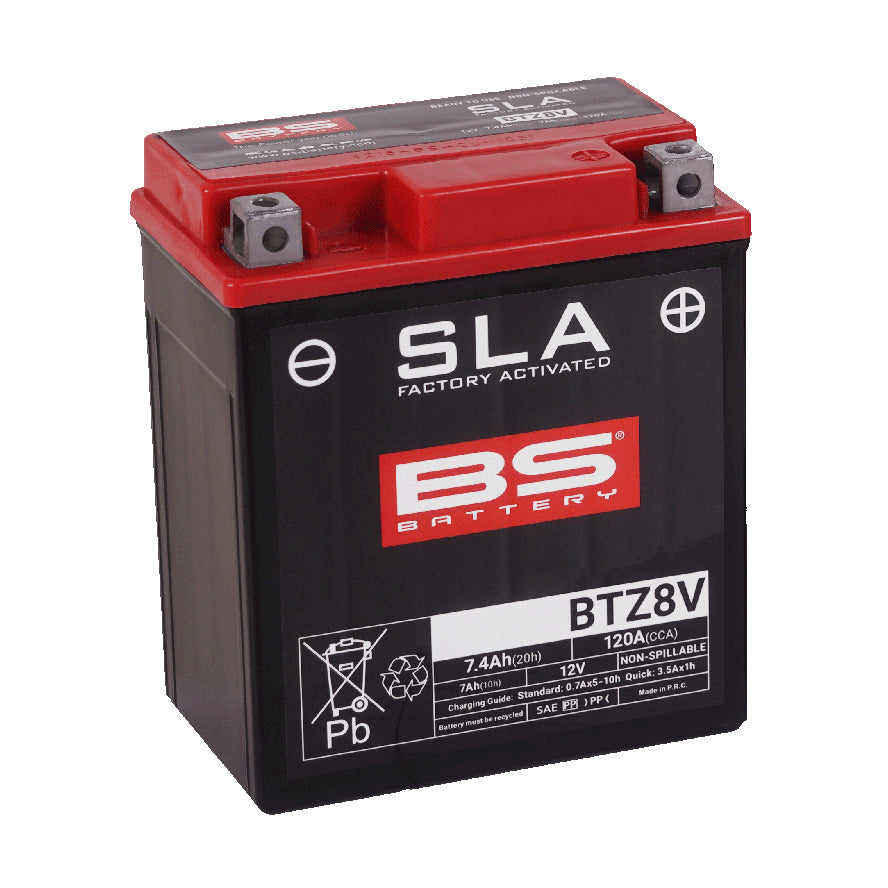 BS BTZ8V SLA (WC) Factory Activated Battery