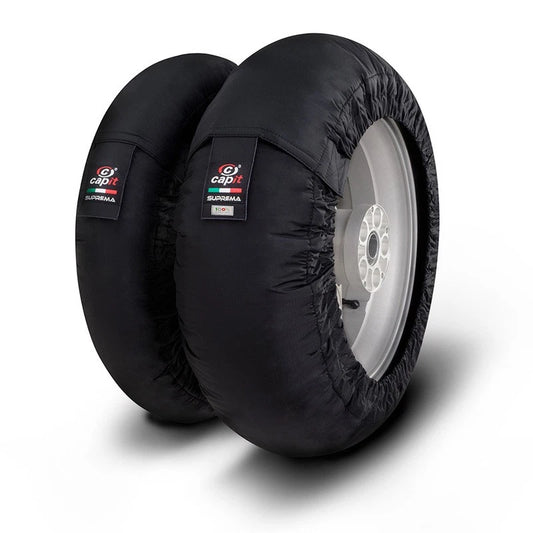 CAPIT SUPREMA SPINA - Front 120/70‑17, Rear 180/55‑17 - Black