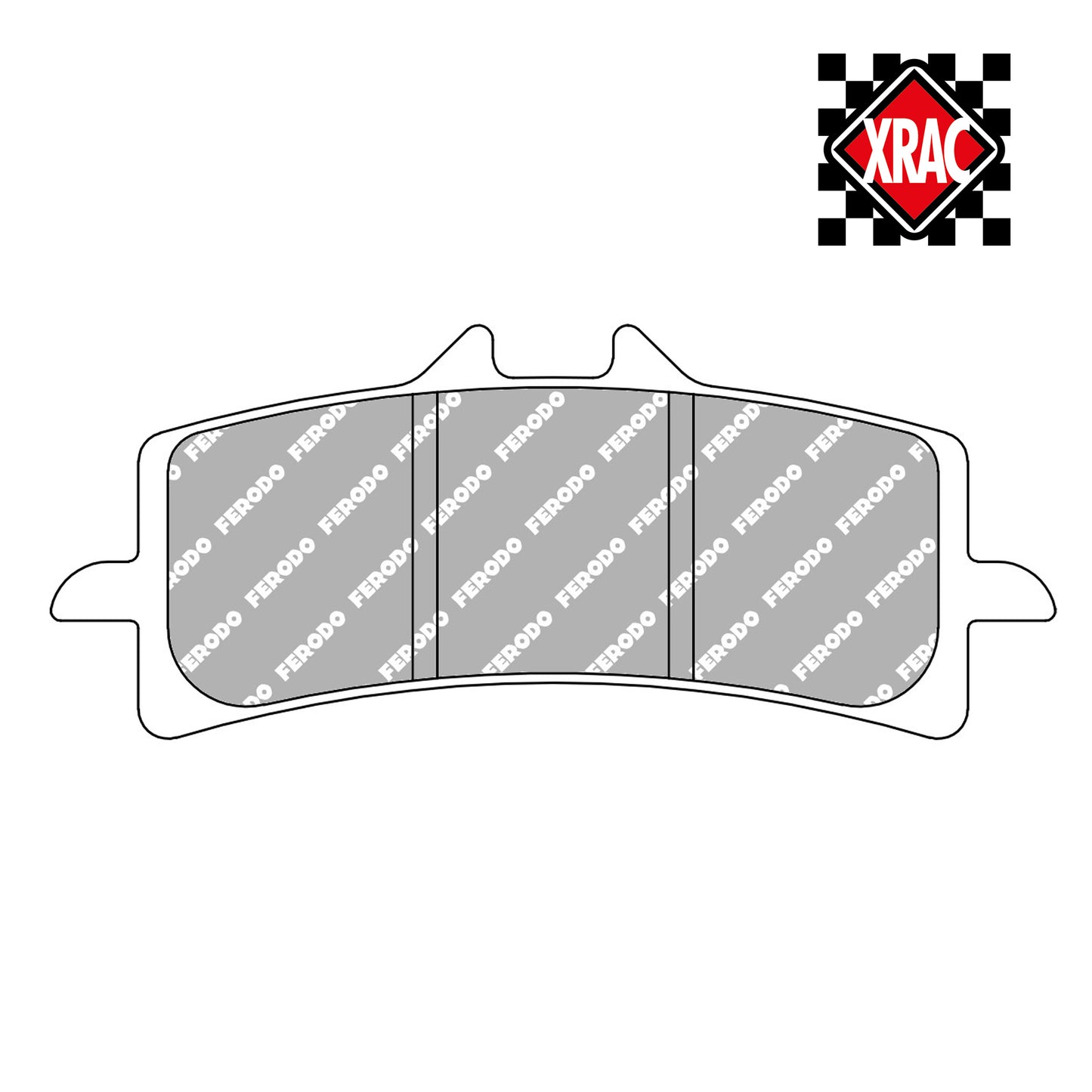 Ferodo FDB2260XRAC Sinter Grip XRAC Compound Pad - FA447