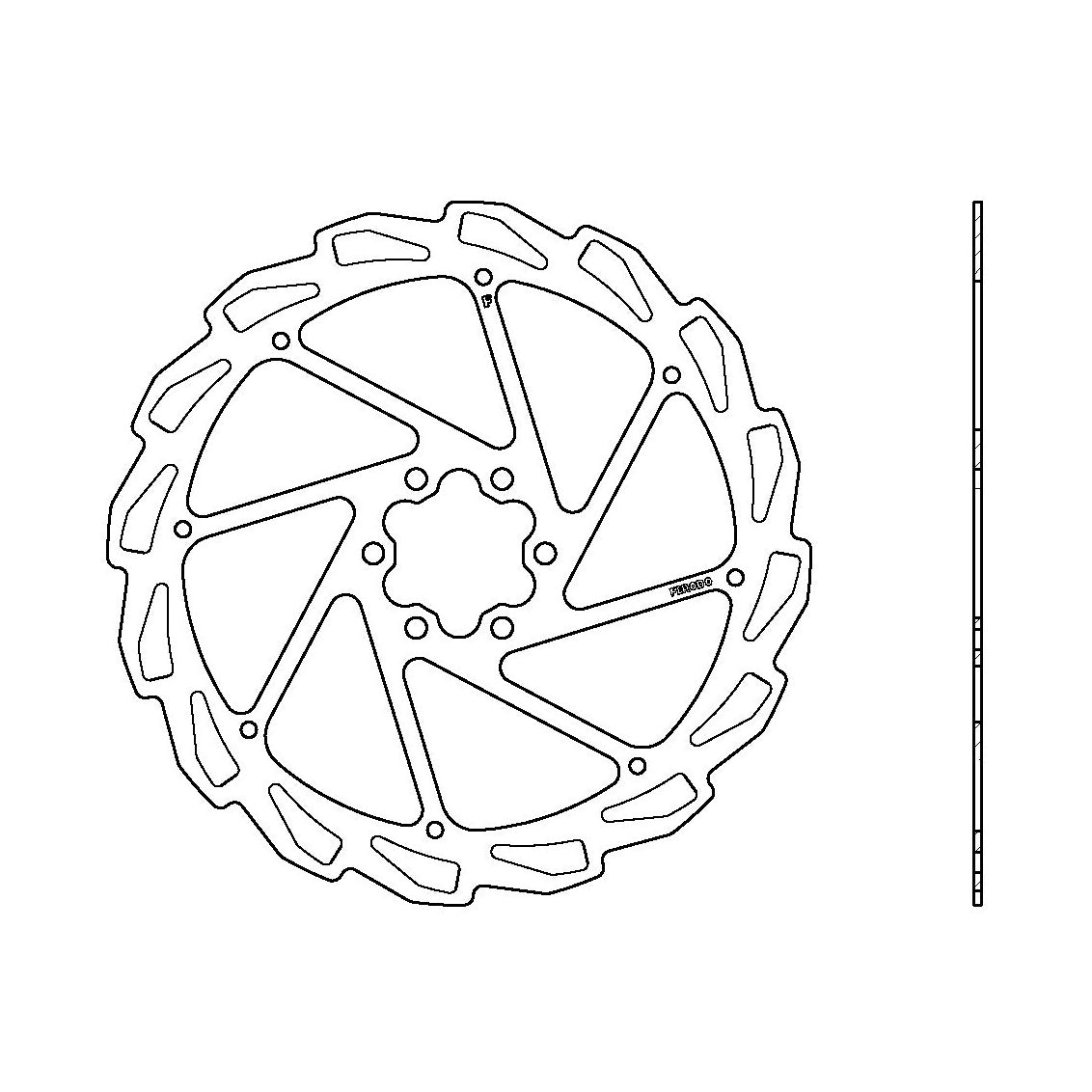 Ferodo Brake Disc FBD0010R
