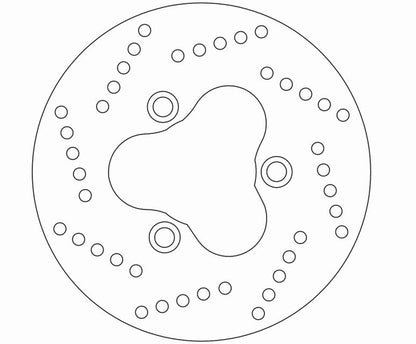 Ferodo Brake Disc Solid FMD0025R