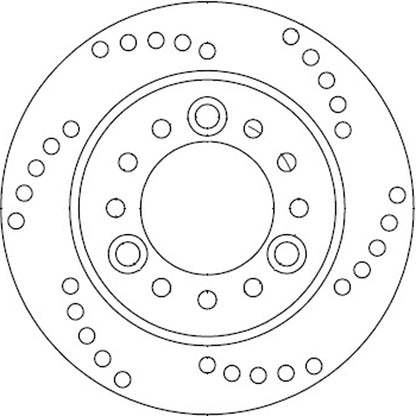 Ferodo Brake Disc Solid FMD0034R