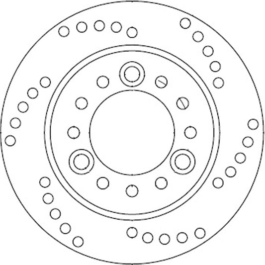 Ferodo Brake Disc Solid FMD0034R