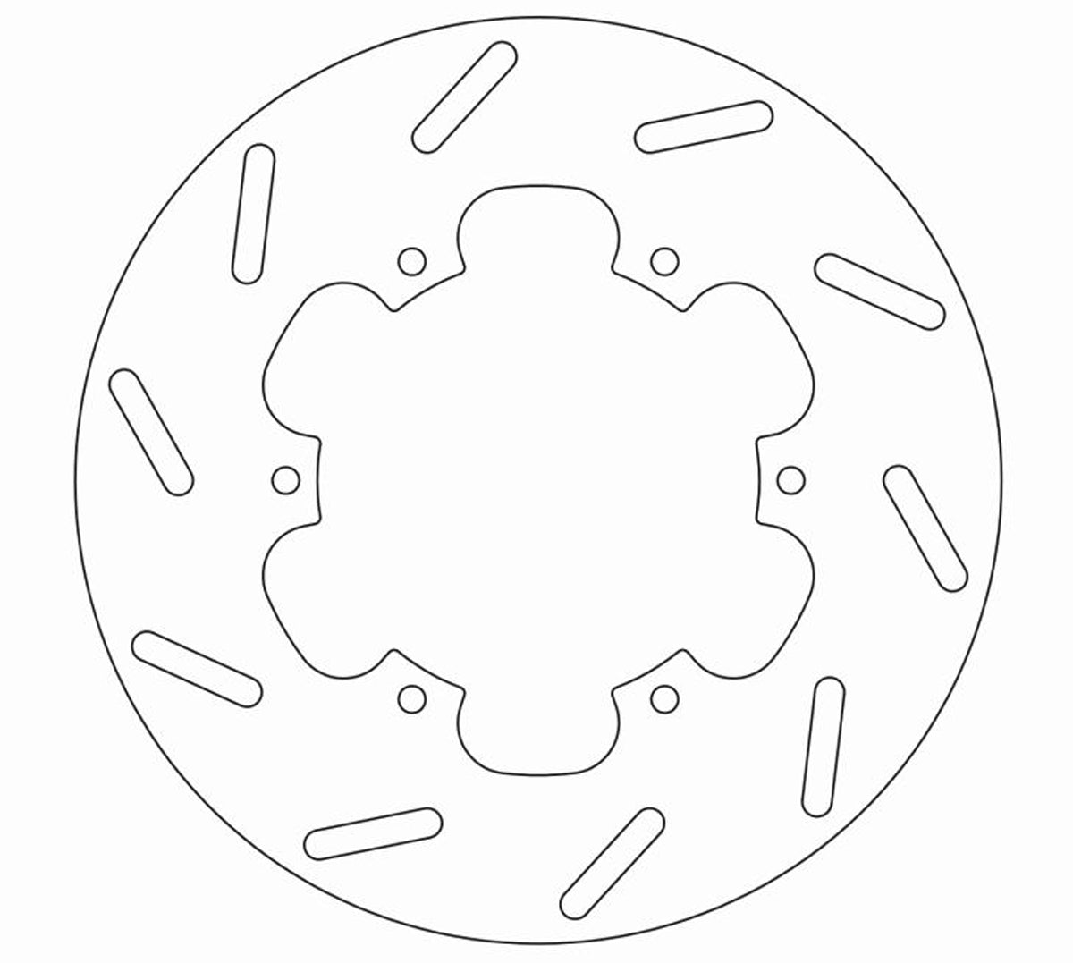 Ferodo Brake Disc Solid FMD0043R