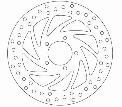 Ferodo Brake Disc Solid FMD0050R
