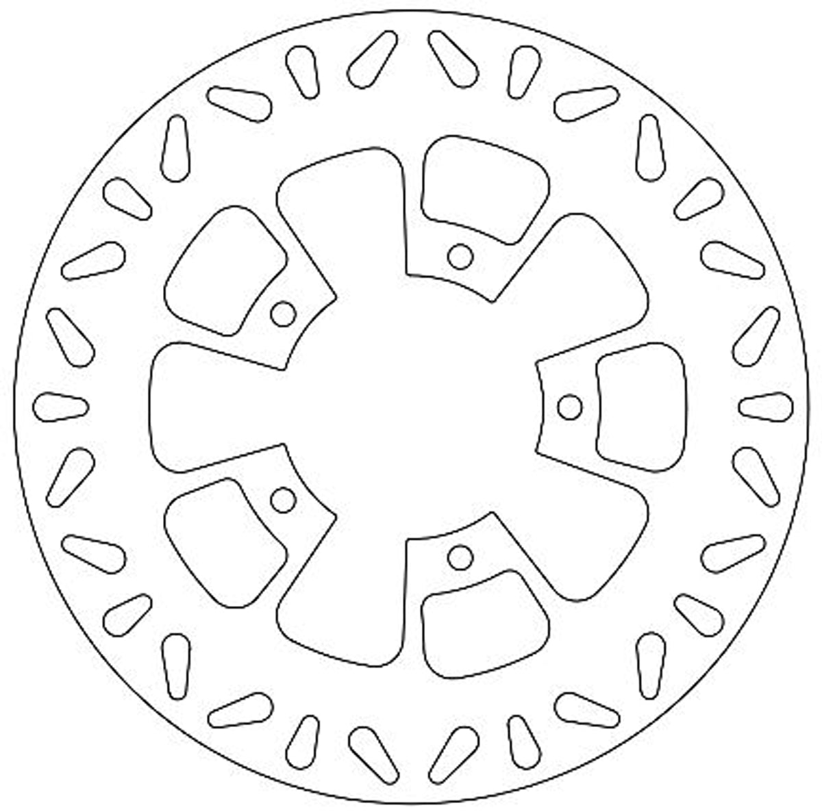 Ferodo Brake Disc Solid FMD0077R