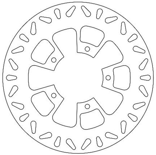 Ferodo Brake Disc Solid FMD0077R