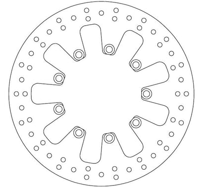 Ferodo Brake Disc Solid FMD0105R