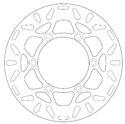 Ferodo Brake Disc Solid FMD0106R