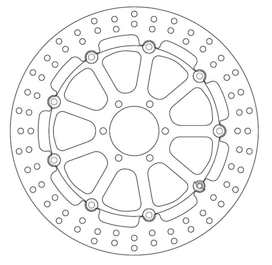 Ferodo Brake Disc Floating Alloy Centre FMD0111RX