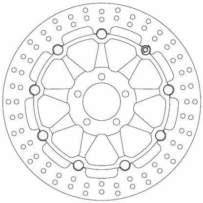 Ferodo Brake Disc Floating Alloy Centre Fmd0116Rx