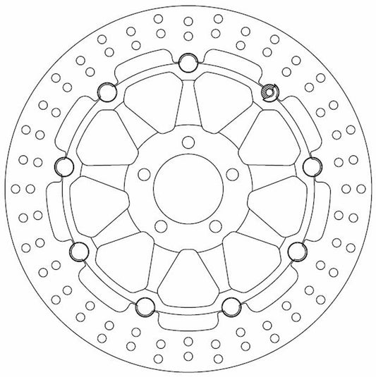 Ferodo Brake Disc Floating Alloy Centre Fmd0116Rx