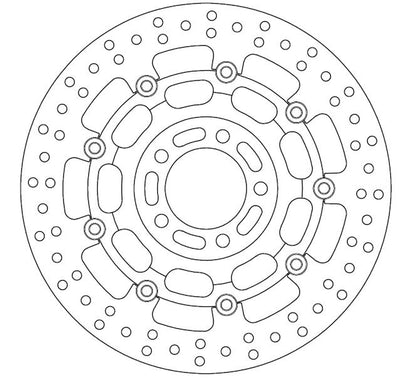 Ferodo Brake Disc Floating Alloy Centre FMD0120RX