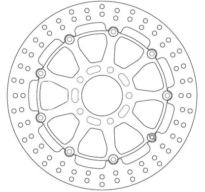 Ferodo Brake Disc Floating Alloy Centre FMD0125RX