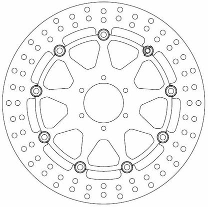 Ferodo Brake Disc Floating Alloy Centre FMD0137RX