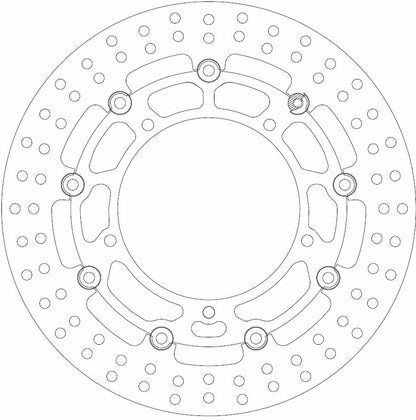 Ferodo Brake Disc Floating Alloy Centre FMD0139RX