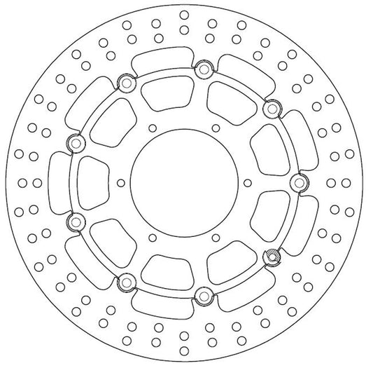Ferodo Brake Disc Floating Alloy Centre Fmd0140Rx
