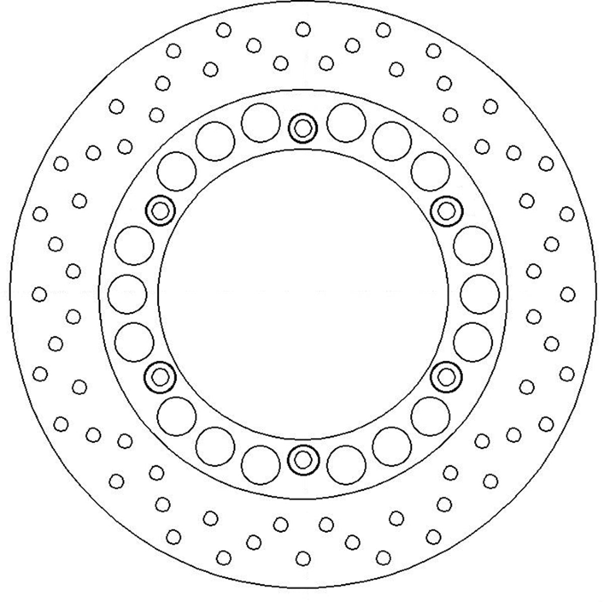Ferodo Brake Disc Solid FMD0155R