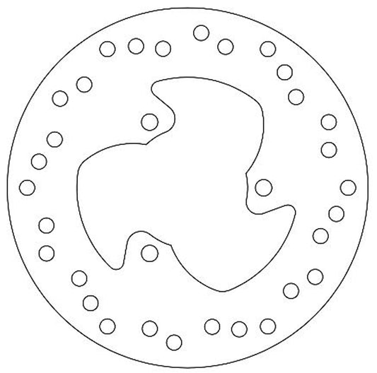 Ferodo Brake Disc Solid FMD0156R