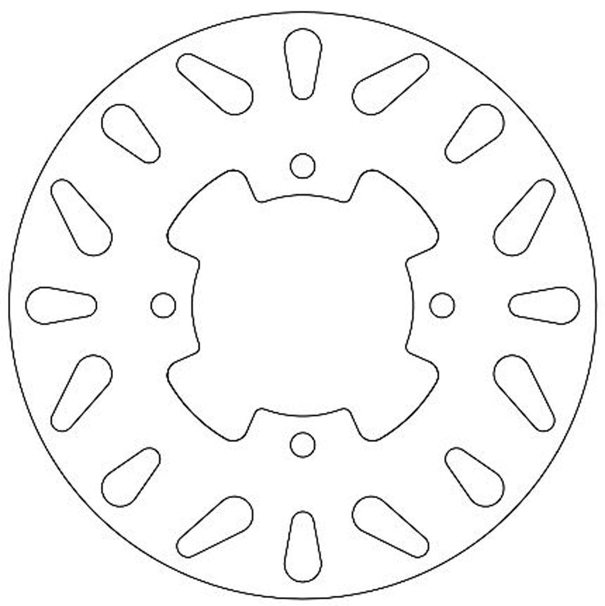 Ferodo Brake Disc Solid FMD0166R