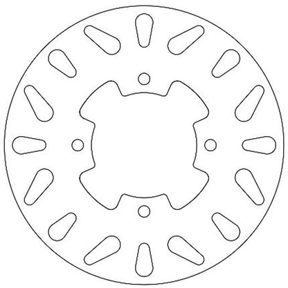 Ferodo Brake Disc Solid FMD0166R
