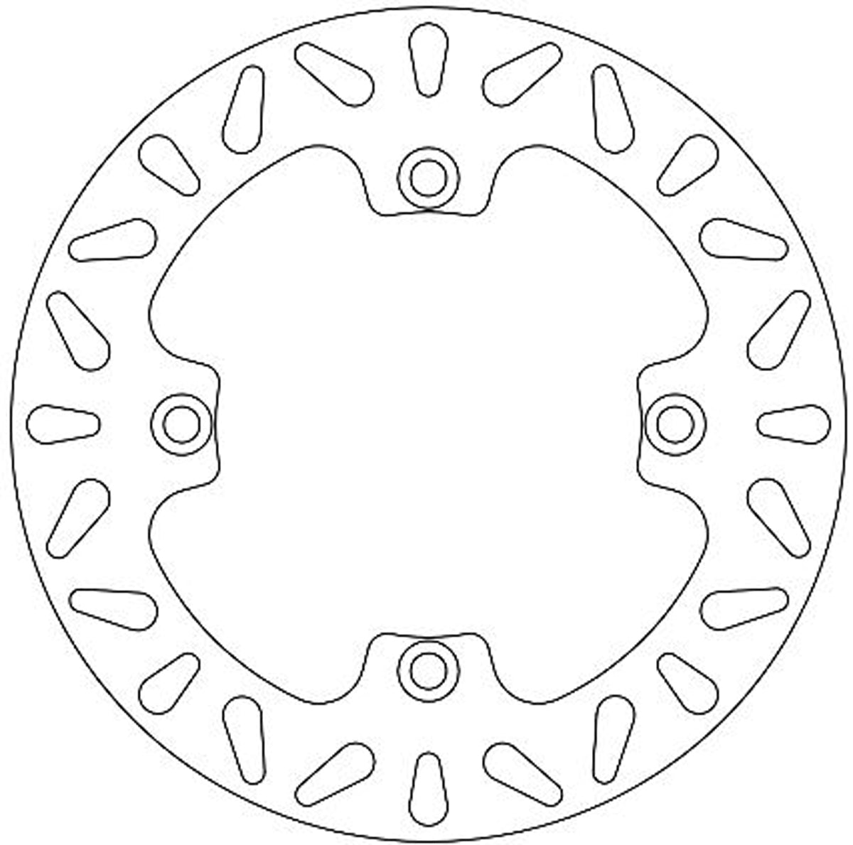 Ferodo Brake Disc Solid FMD0190R