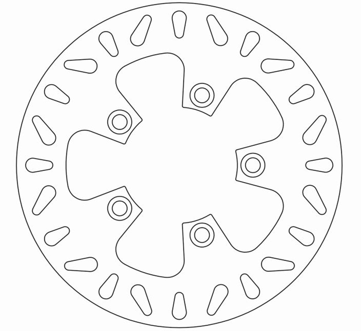 Ferodo Brake Disc Solid FMD0199R