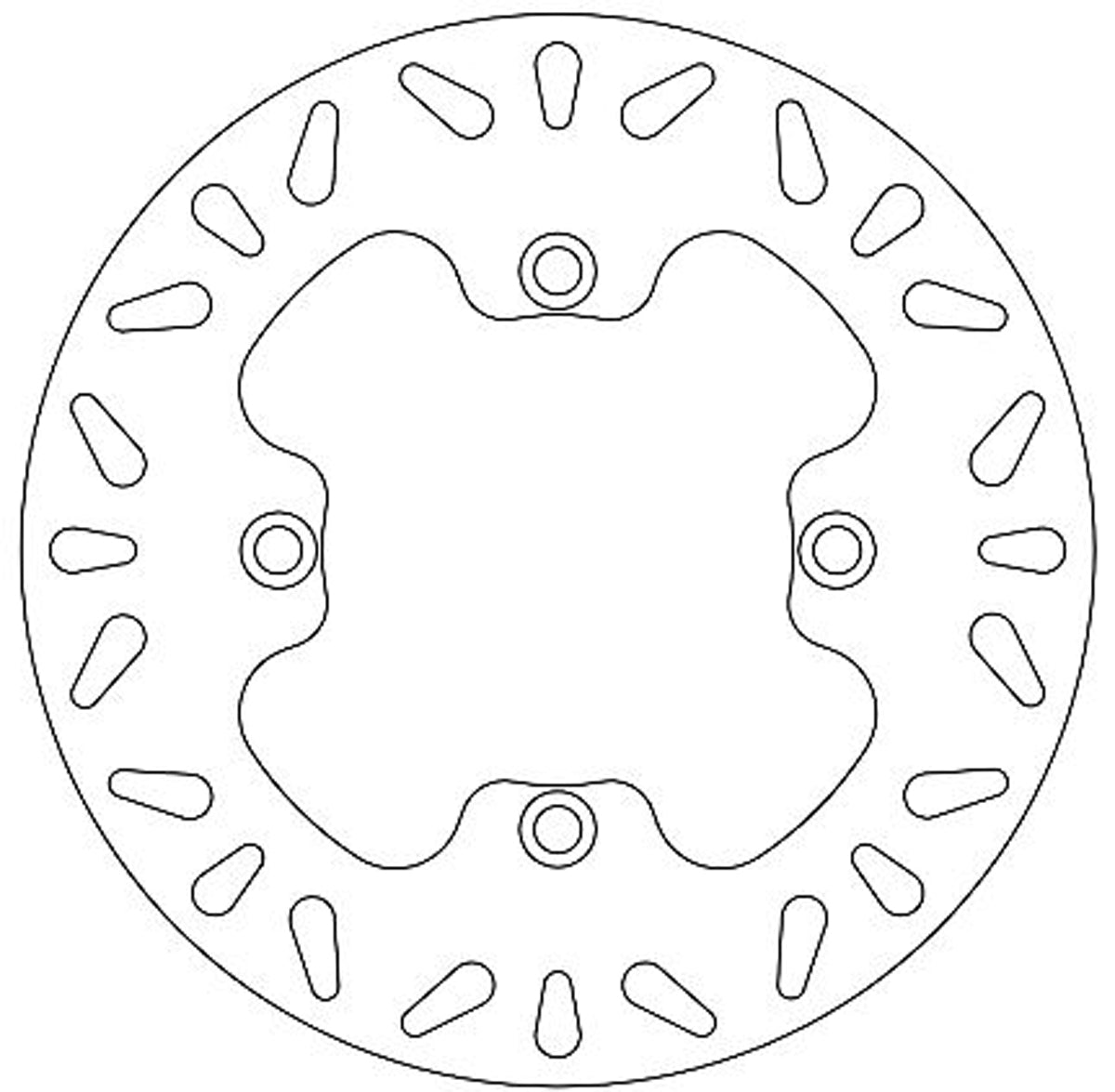 Ferodo Brake Disc Solid FMD0203R