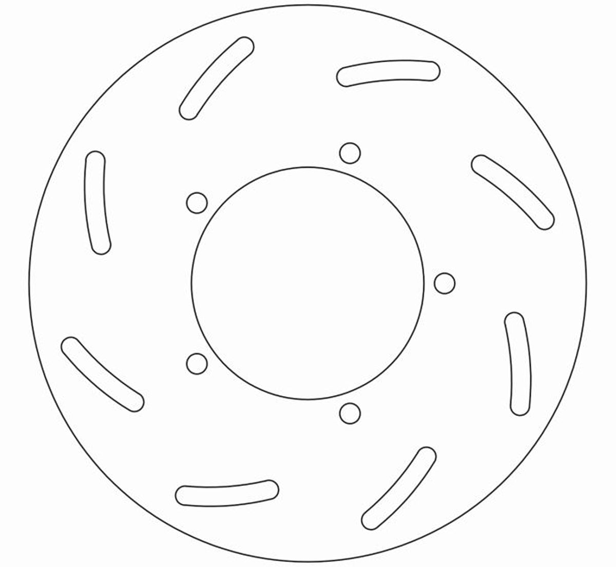 Ferodo Brake Disc Solid FMD0210R