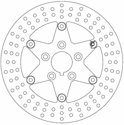 Ferodo Brake Disc Floating Steel Polished Centre FMD0211RPF