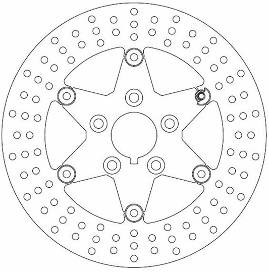 Ferodo Brake Disc Floating Steel Polished Centre FMD0211RPF