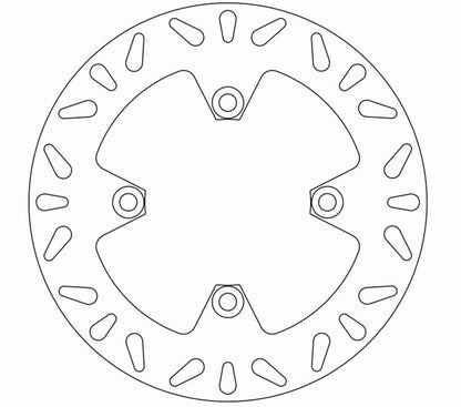 Ferodo Brake Disc Solid FMD0233R