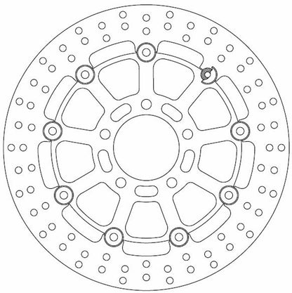 Ferodo Brake Disc Floating Alloy Centre FMD0241RX