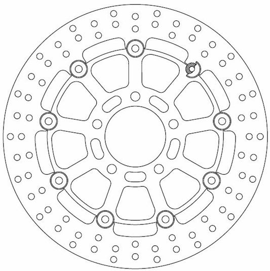 Ferodo Brake Disc Floating Alloy Centre FMD0241RX
