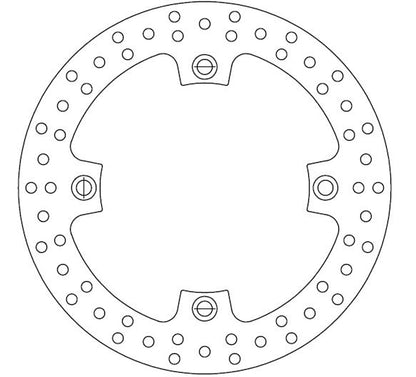 Ferodo Brake Disc Solid FMD0242R