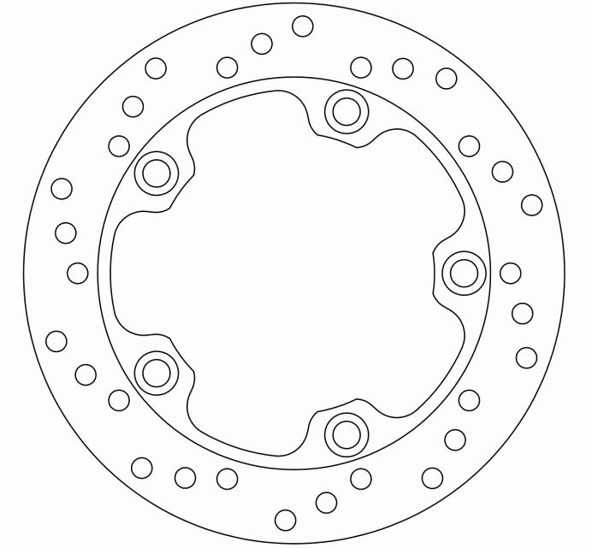 Ferodo Brake Disc Solid FMD0250R