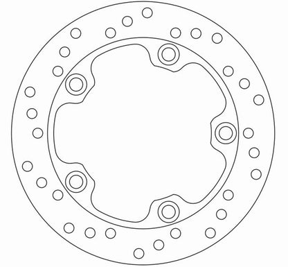 Ferodo Brake Disc Solid FMD0250R