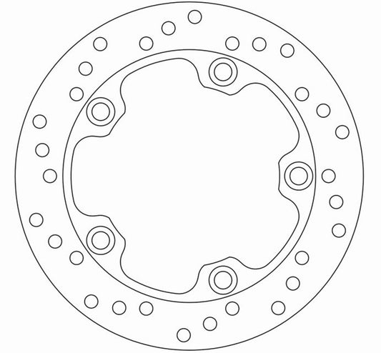Ferodo Brake Disc Solid FMD0250R