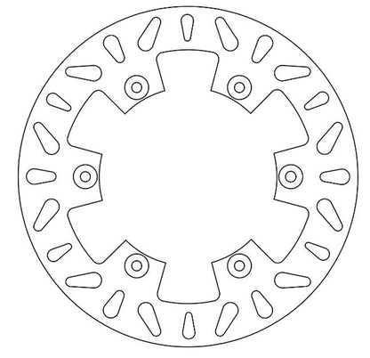 Ferodo Brake Disc Solid FMD0258R